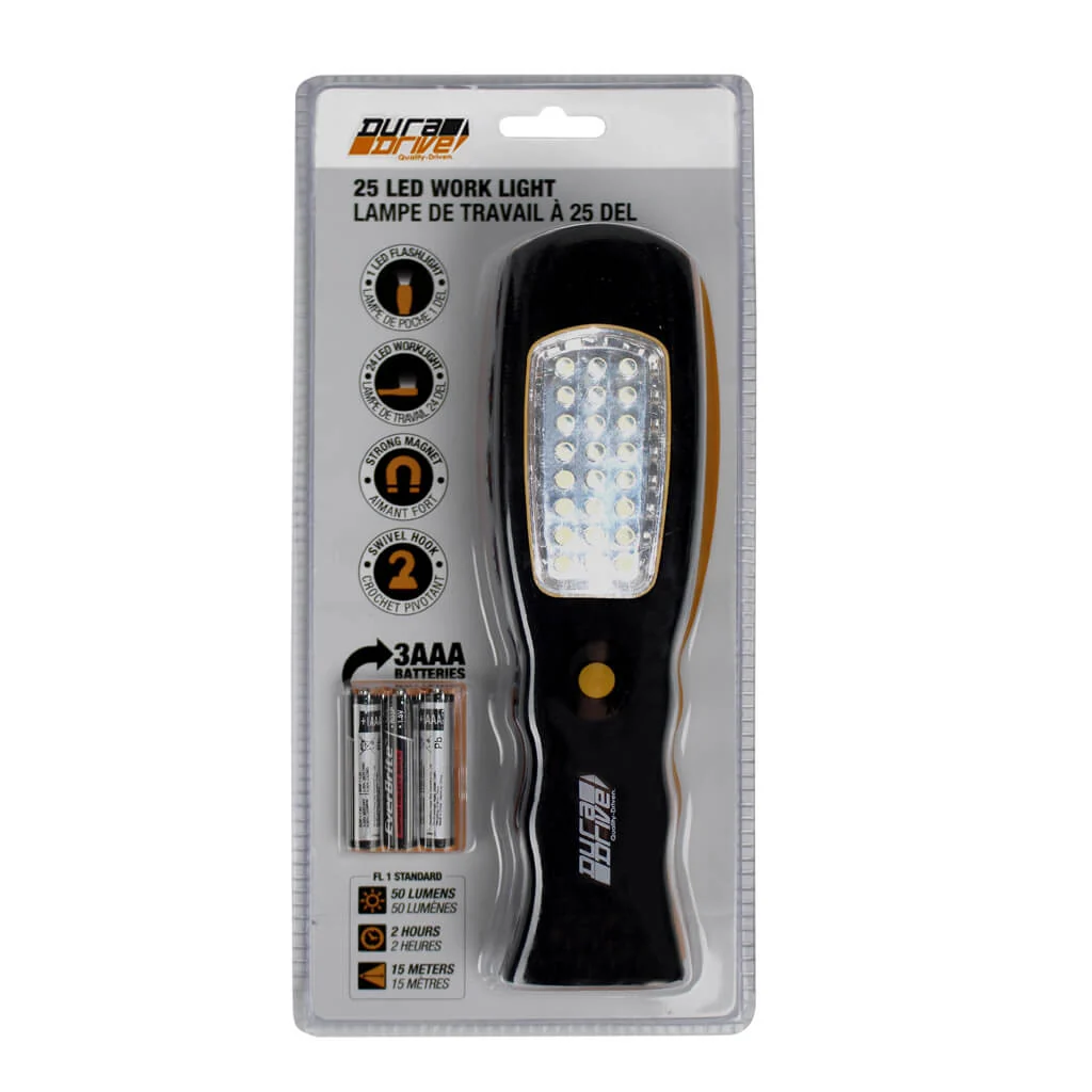 DuraDrive Work Light With Hook, 50 Lumens - Image 5