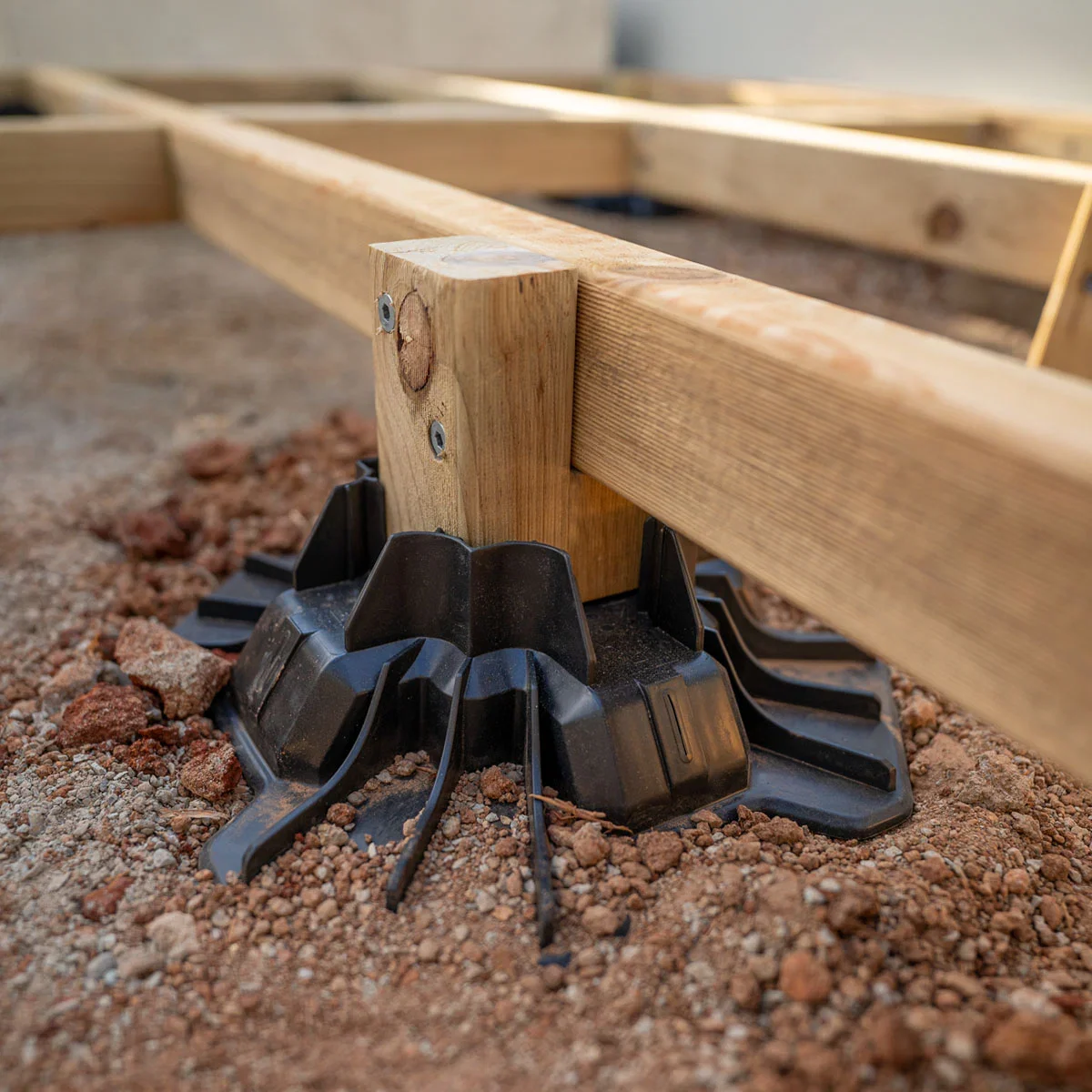 Tuffblock 12 in. x 12 in. x 3.5 in. Foundation Deck Block - Image 4